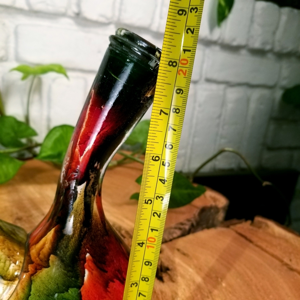 Porrón Wine Decanter Vintage Spanish Handblown Glass - Picture 7 of 7